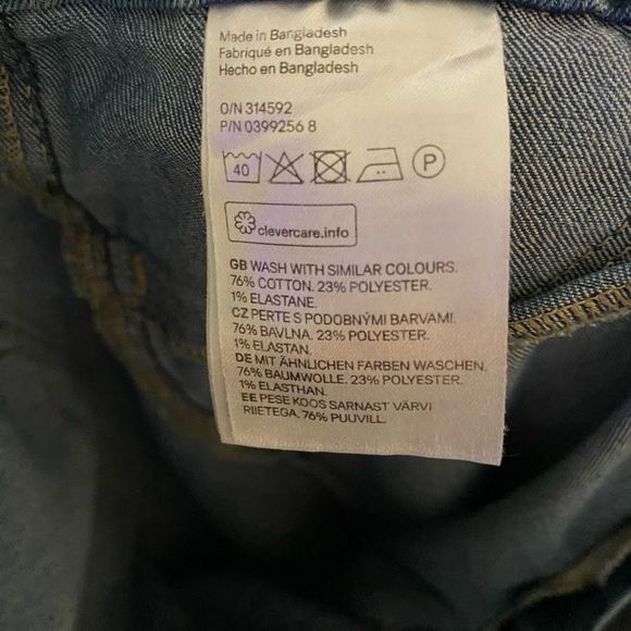 5 for $30 & Denim Skinny Ankle Jeans Blue Women's Size 30 Excellent Condition - Picture 4 of 4